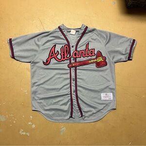 Vintage Atlanta Braves CCM Baseball Jersey Size Large
